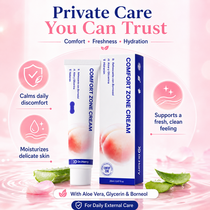 DR. HARRY 03 - Intimate Care Cream with Aloe Vera and Borneol - Gentle Relief and Local Moisturization,
