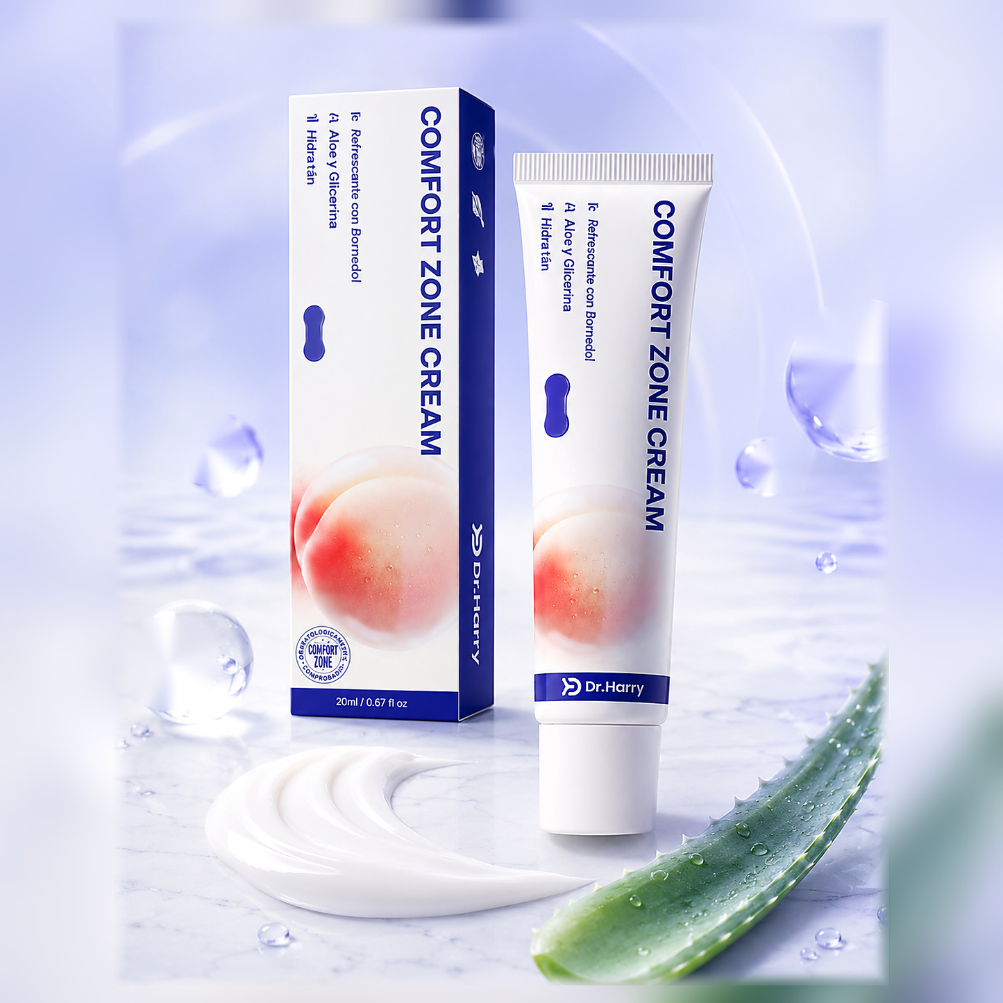 DR. HARRY 03 - Intimate Care Cream with Aloe Vera and Borneol - Gentle Relief and Local Moisturization,